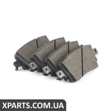7N0698451C VAG Комплект задніх гальмівних колодок