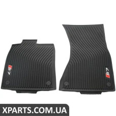 4K8061221B041 VAG Всепогодні гумові килимки - передні - чорні з логотипом «S7»