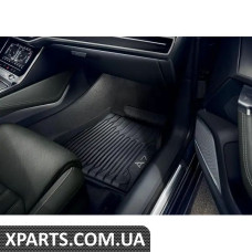 4K8061221041 VAG Комплект передніх гумових підлогових килимків - чорний