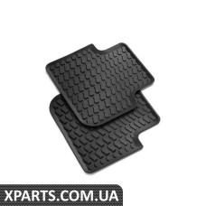 4K0061511041 VAG Комплект задніх гумових килимків - чорний