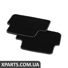 4M0061276BMNO VAG Задні килимки з килимовим покриттям - чорний