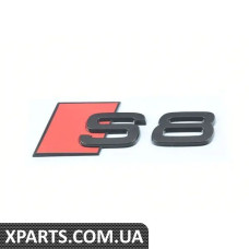 4N0071804 VAG Чорна емблема багажника S8