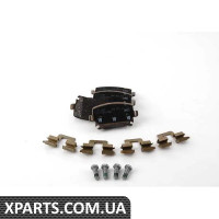 8E0698451J VAG Комплект задніх гальмівних колодок