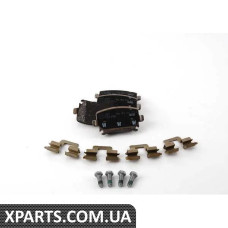 8E0698451J VAG Комплект задніх гальмівних колодок