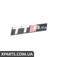 8J0853736D2ZZ VAG Емблема "TTRS" на решітці радіатора - хром/червоний