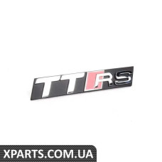 8J0853736D2ZZ VAG Емблема "TTRS" на решітці радіатора - хром/червоний