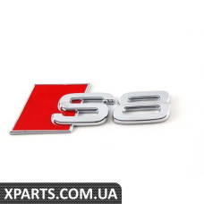 4D0853735A2ZZ VAG Емблема "S8" - червоний/хром