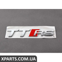 8J0853735A2ZZ VAG Емблема "TTRS" - хром/червоний