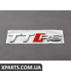 8J0853735A2ZZ VAG Емблема "TTRS" - хром/червоний