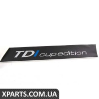 1K5853686A VAG Наклейка на нижні двері TDI Cup Edition — задня права
