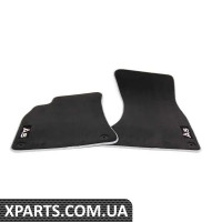 8T1061275MNO VAG Килимки з килимовим покриттям — тільки спереду — чорний/сріблястий