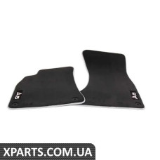 8T1061275MNO VAG Килимки з килимовим покриттям — тільки спереду — чорний/сріблястий