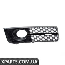 4E0807681AK01C VAG решітка переднього нижнього бампера - матовий чорний - лівий