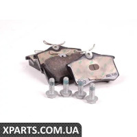 4B0698451E VAG Комплект задніх гальмівних колодок