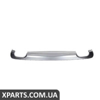 8H0807521F1RR VAG Задній обтічник з двома вихлопними отворами — платиново-сірий