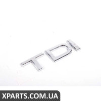 8J08537372ZZ VAG Емблема «TDI» ззаду — хром