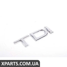 8J08537372ZZ VAG Емблема «TDI» ззаду — хром
