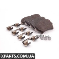 4F0698451F VAG Комплект задніх гальмівних колодок