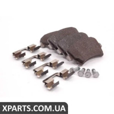 4F0698451F VAG Комплект задніх гальмівних колодок