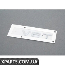 8K0853601 VAG Емблема "V6T" - хром - ціна вказана за штуку