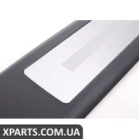 8E0853373P01C VAG Накладки на пороги передніх дверей - чорний матовий / метал - лівий