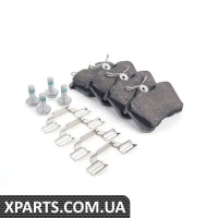 1J0698451K VAG Комплект задніх гальмівних колодок