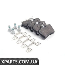 1J0698451K VAG Комплект задніх гальмівних колодок