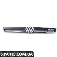 5C6853651FLQI VAG Jetta Hybrid Grille - чорний глянець з хромованими смужками