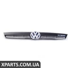 5C6853651FLQI VAG Jetta Hybrid Grille - чорний глянець з хромованими смужками