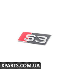 8P0853736A2ZZ VAG Емблема «S3» на решітці радіатора — хром