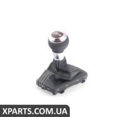 8K1713139TIWX VAG Ручка автоматичного перемикання передач - шкіра - Soul (чорний) / титановий (сірий)