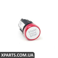 8K0905217C VAG Переключатель Старт/Стоп - хром/красный