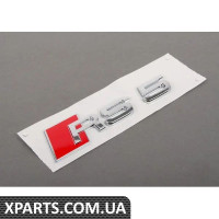 8T0853740 VAG Емблема «RS5» — хром/червоний