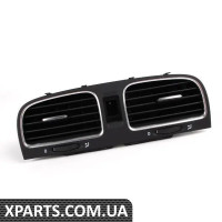 5K0819728NVAL VAG Передній повітрозабірник — чорний з хромованою обробкою