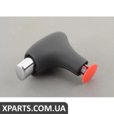 3B1713139KE74 VAG Чорна шкіряна ручка селектора Tiptronic — хромована кнопка