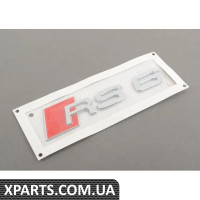 4B08537402ZZ VAG Емблема «RS6» — хром/червоний