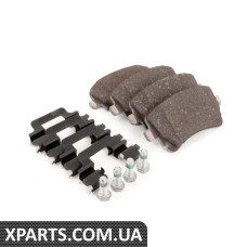 8E0698451N VAG Комплект задніх гальмівних колодок