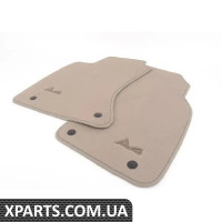 8D1061601C8PF VAG Комплект передніх килимків з килимовим покриттям - Mussel (опалово-сірий)