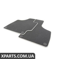 8J1863691FYEH VAG Комплект передніх килимових килимків - Soul (чорний)/сріблястий - (БІЛЬШ НЕ ПРОДАЄТЬСЯ)