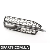 8V3807681QBMO VAG Нижняя решетка бампера — Satin Black/Chrome — левая