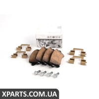 3C0698451C VAG Комплект задніх гальмівних колодок VW / Audi