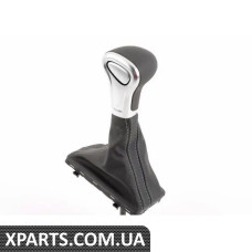 8K1713139SNOA VAG Ручка перемикання передач S-Line — шкіра — шабля (чорна)/титан