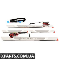 561071300 VAG Комплект дверних порогів з підсвічуванням - матова нержавіюча сталь