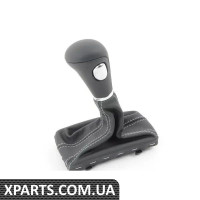 8K1713139ADEJ VAG Ручка автоматичного перемикання передач - шкіра - Soul (чорний) / титановий (сірий)