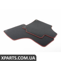 8J1863691FYPL VAG Комплект передніх килимків з килимовим покриттям - Soul (чорний) / Magma Red - (БІЛЬШ НЕДОСТУПНИЙ)