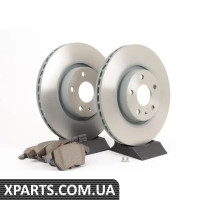 JZW698302BH VAG Комплект для обслуговування передніх гальм економ-класу (312x25)
