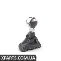 8J1713139LVDE VAG Ручка автоматичного перемикання передач - шкіра - Soul (чорний) / сріблястий