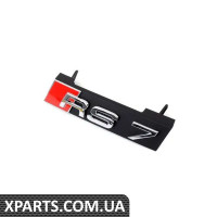 4G8853736C2ZZ VAG Емблема «RS7» на передній решітці — хром/червона
