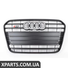 4G0853651ABCKA VAG Решітка радіатора S6 у зборі — матовий чорний