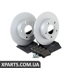 JZW698601BA VAG Комплект для обслуговування задніх гальм економ-класу